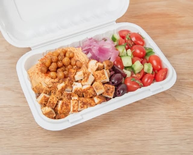 Mediterranean Rice Bowl.